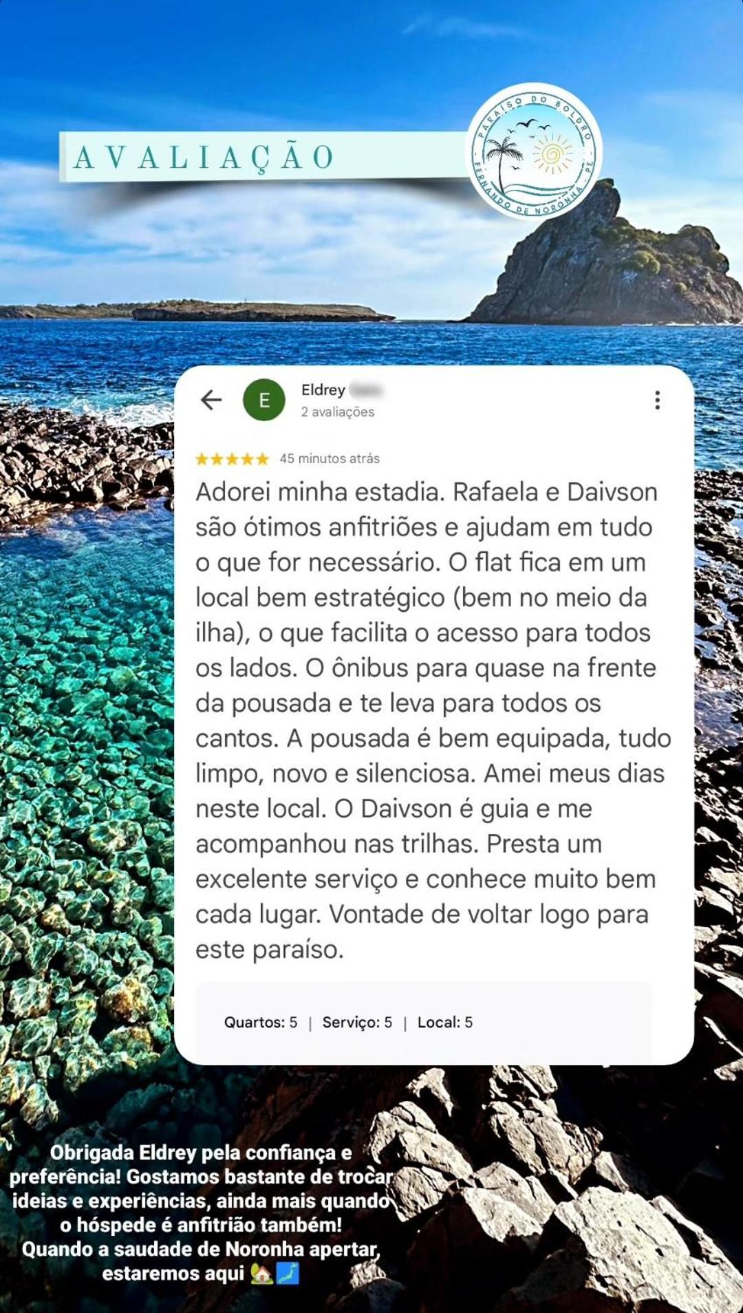 Paraiso Do Boldro Flat Apartman Fernando de Noronha Kültér fotó